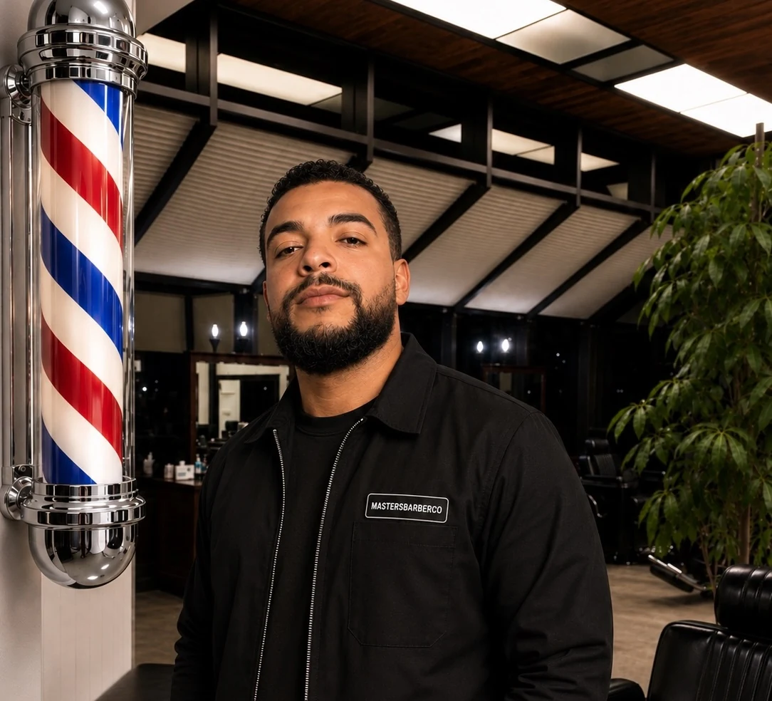 Sergio Ortega, barber at Masters Barber Co. in Ventura